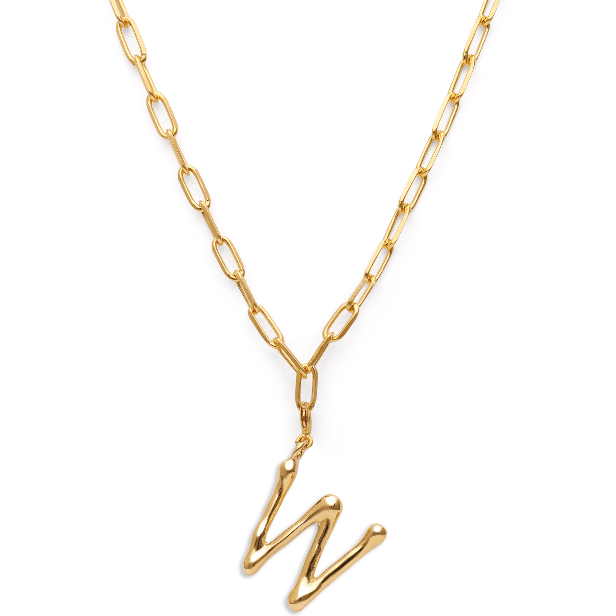 Collana Personnalisé Letter XL Acciao Placcato Oro