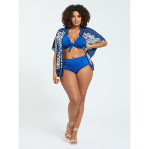 Fiorella Rubino - Bikini con lazo y cristal - Azul