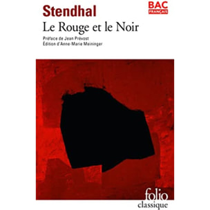 Stendhal | Le rouge et le noir | Livre d'occasion