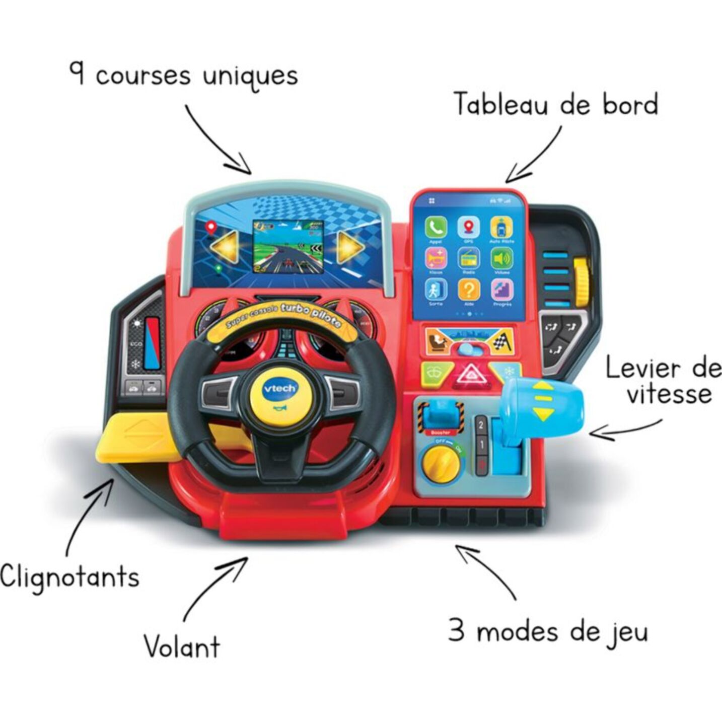 Jeu éducatif VTECH Super console turbo pilote