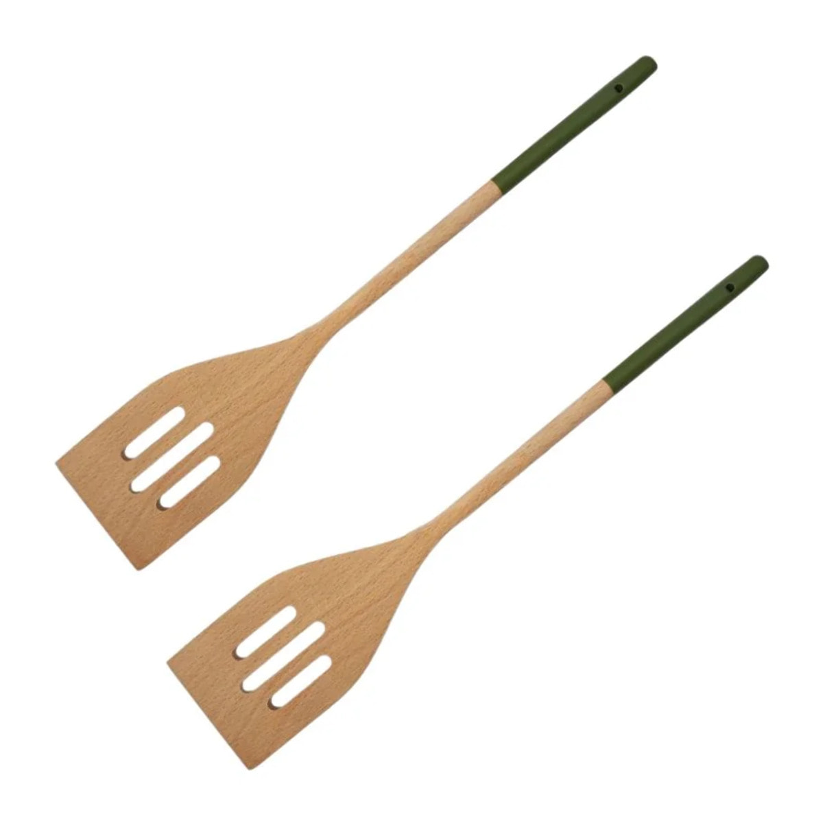 Set de 2 ustensiles de cuisine spatule en bois Fackelmann Boisselerie