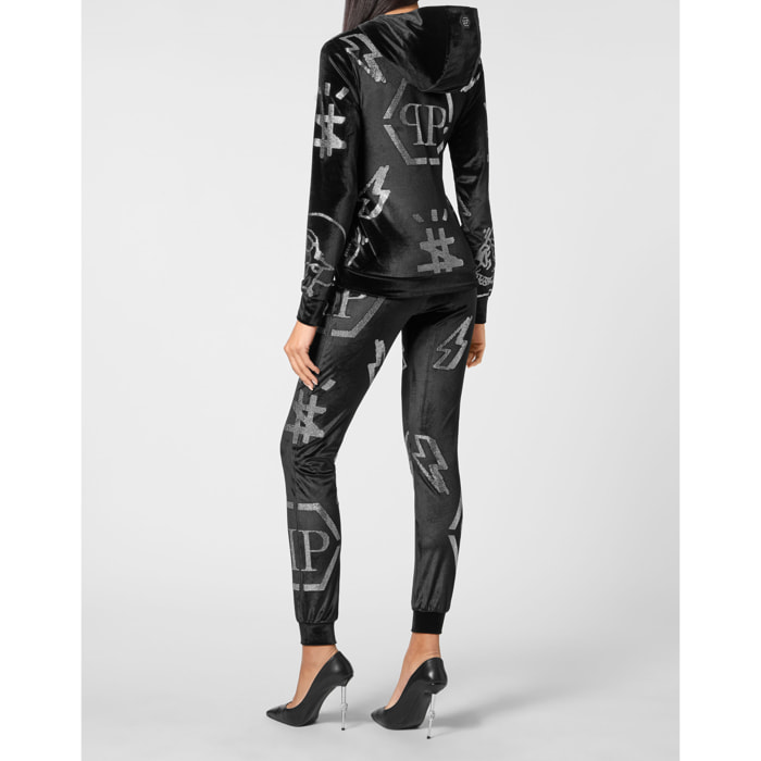 PHILIPP PLEIN Chándal: Sudadera con capucha y pantalón MONOGRAM