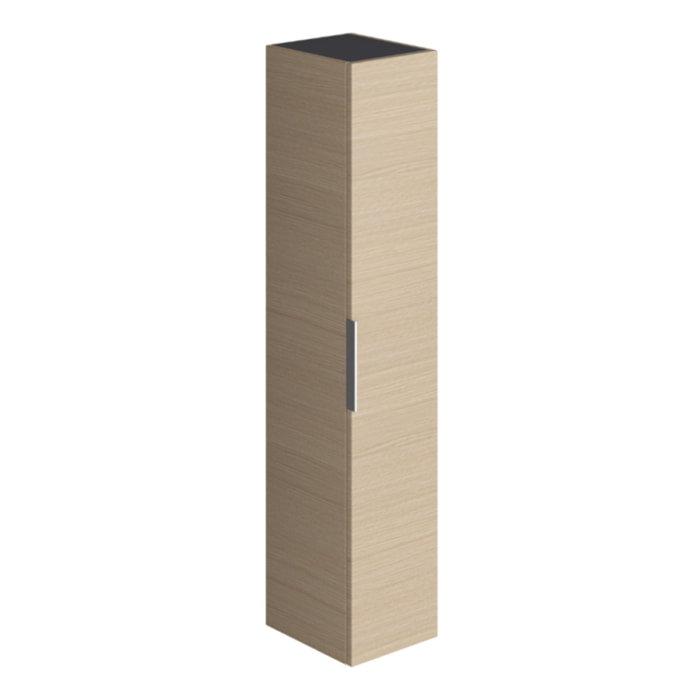 Colonne de salle de bain BURGBAD Olena 1 porte chêne clair