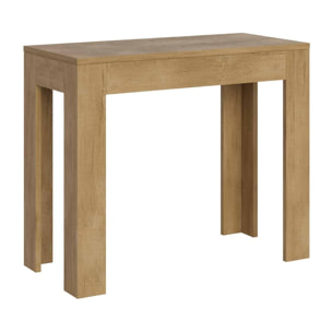 Console extensible 90x42/198 cm Bora Small Chêne Nature