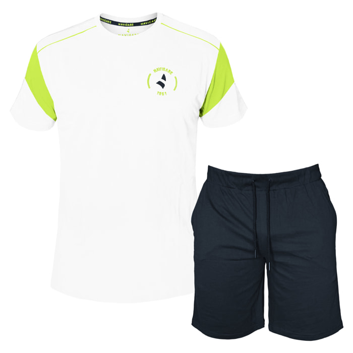 Set Completo Uomo NAVIGARE Cotone Manica Corta