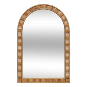 Miroir Lucas arche 71x106cm brun