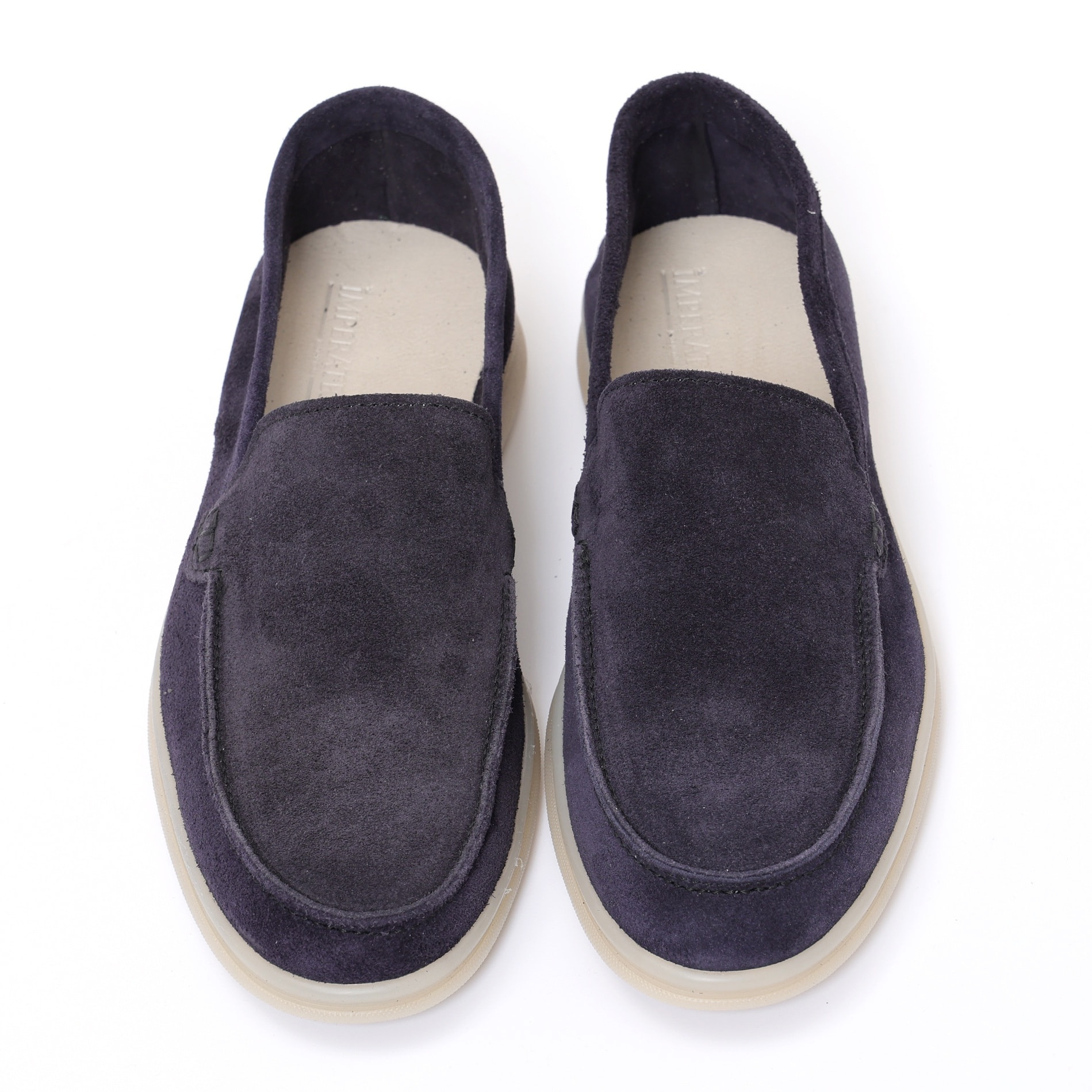 Mocassini leggerissimi e comodissimi in pelle scamosciata blu