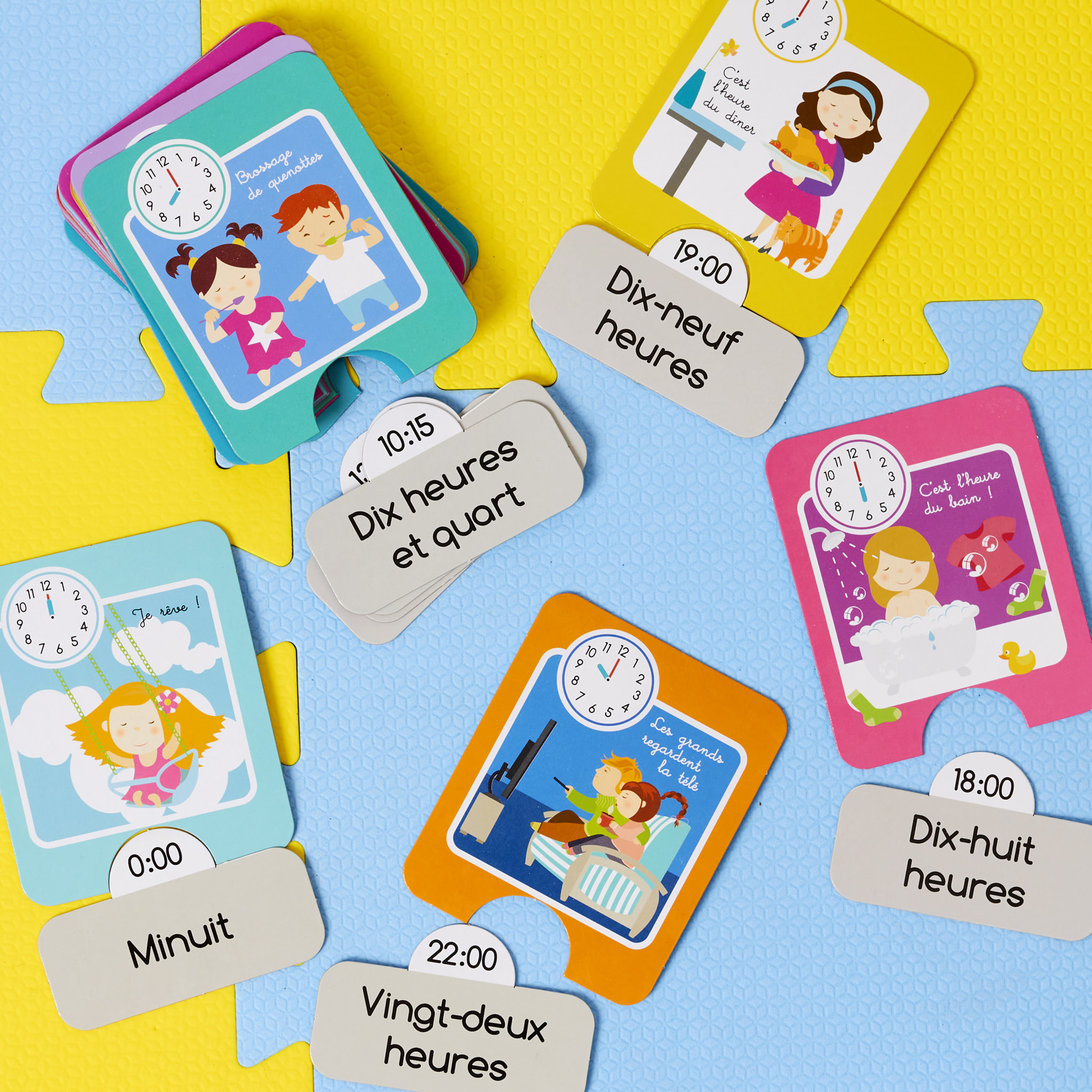 CARTES EDUCATIVES J APPRENDS L HEURE X24