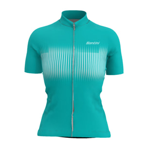 Cloe - Maillot Manches Courtes Femme - Acqua - Femme