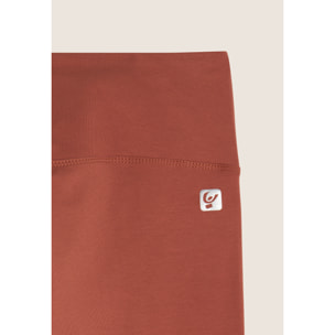 Leggings in cotone con vita alta e carré a cuore