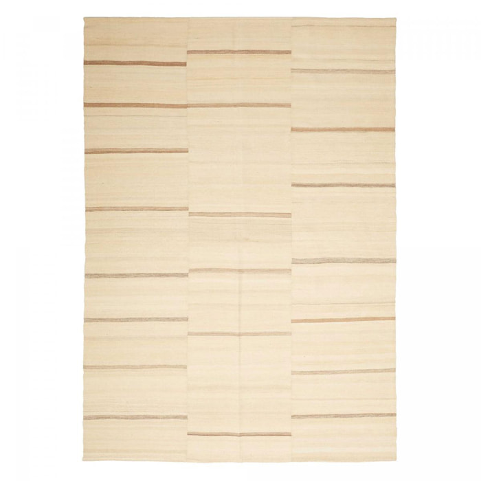 Authentique Tapis d'Orient kilim fait main en laine N