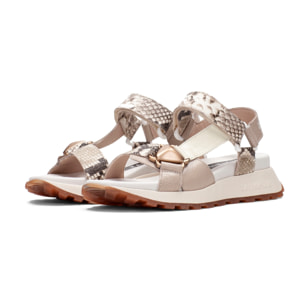 Sandalia Sport Maui Taupe 4,5 cm