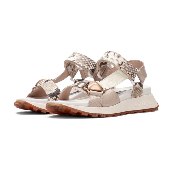 Sandalia Sport Maui Taupe 4,5 cm