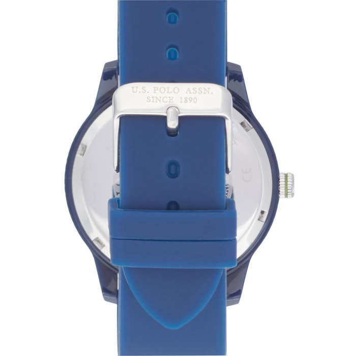 Orologio U.S. Polo Assn. In silicone blu