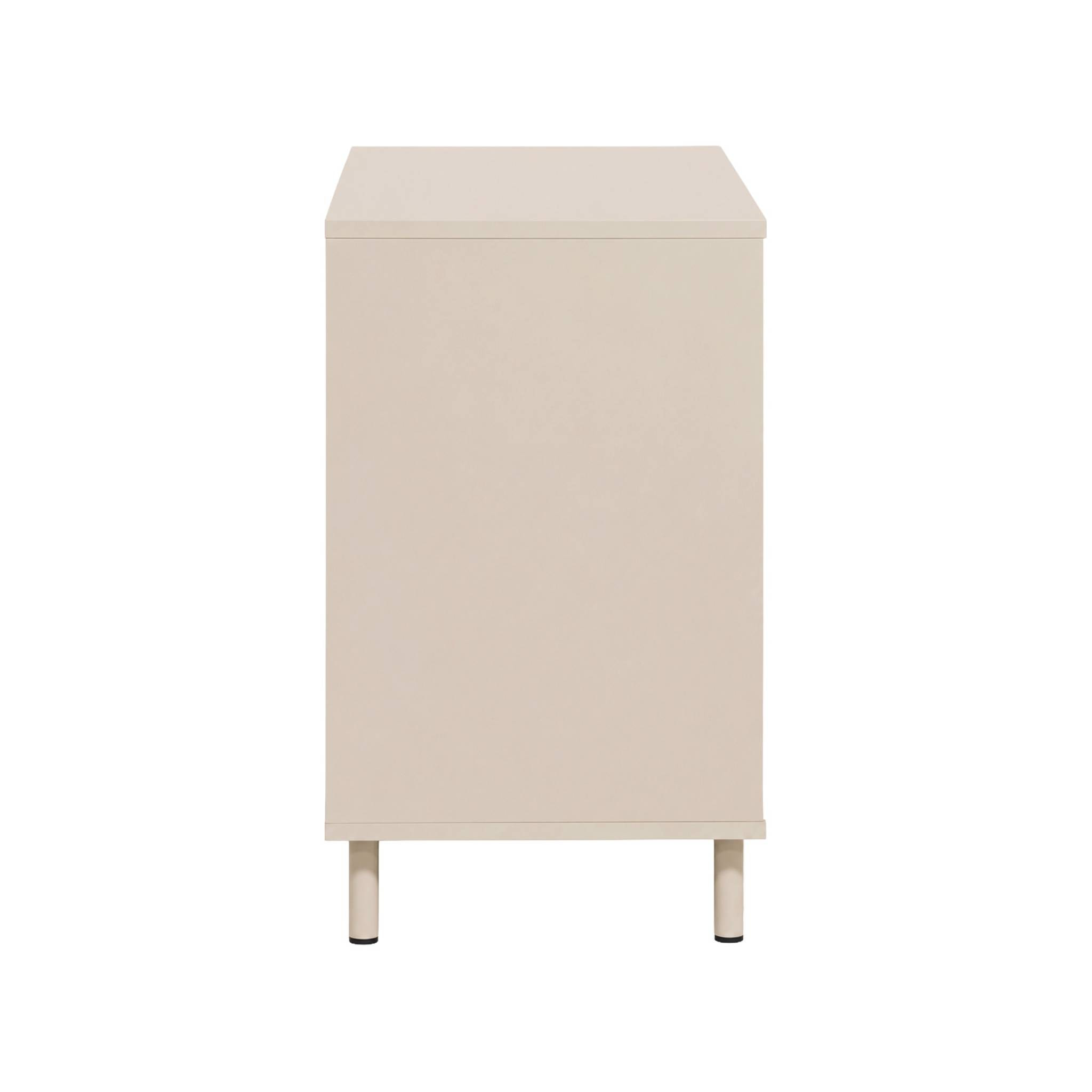 Commode décor bois et métal 3 tiroirs ELLIE