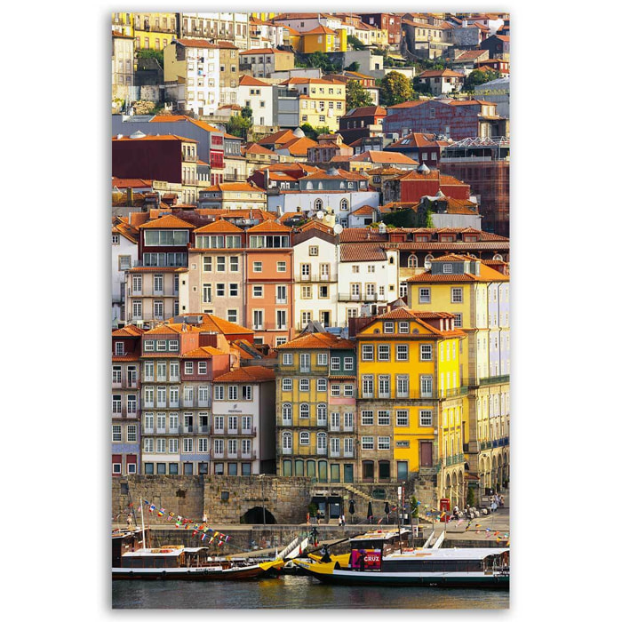 Tableau architecture Porto Rio Douro Toile imprimée