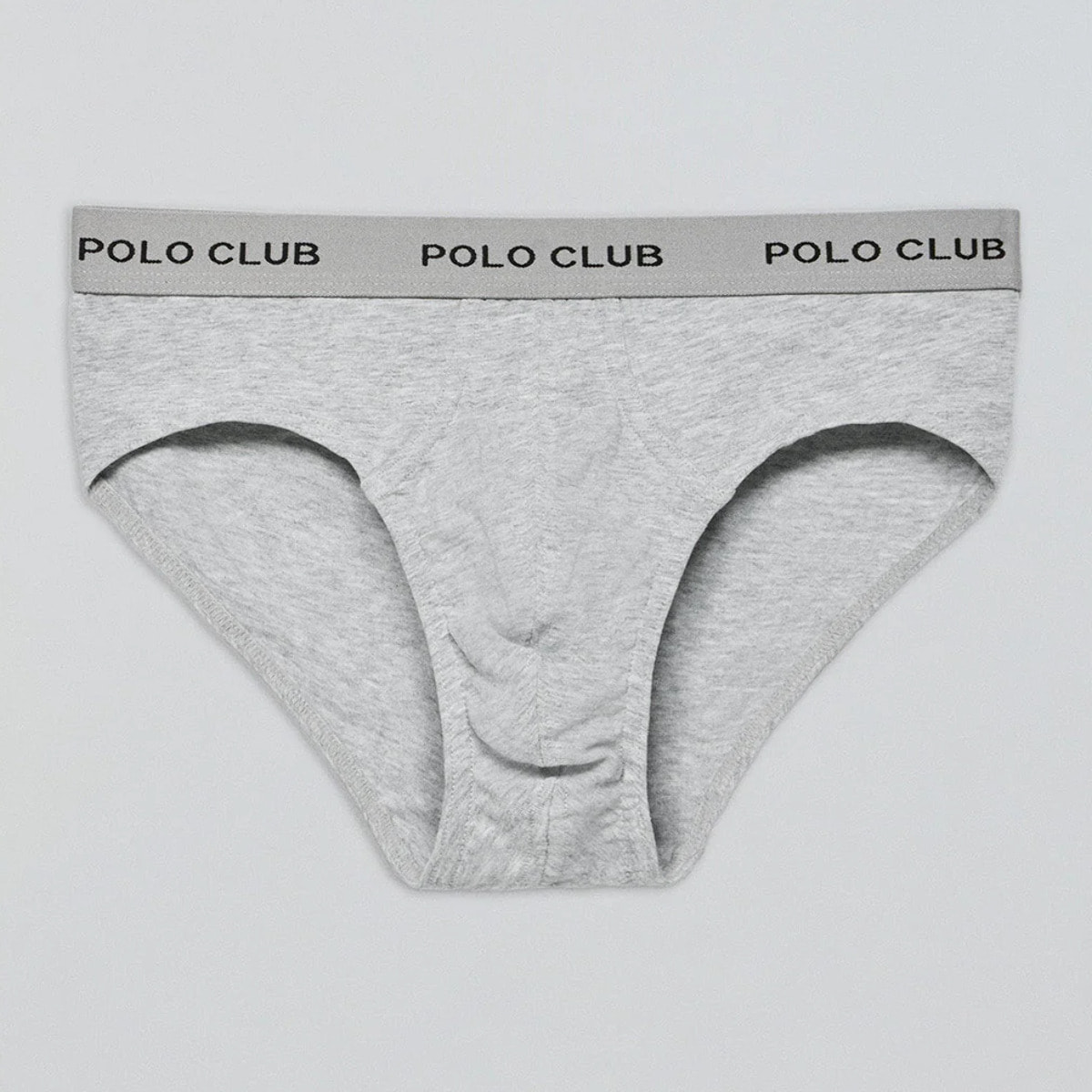 Pack de tres slips negro, gris y azul marino con detalle Polo Club