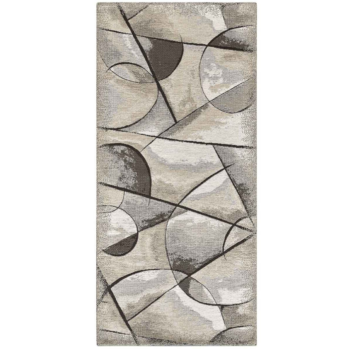 Tappeto Multiuso Cucina Bagno Moderno Tortora