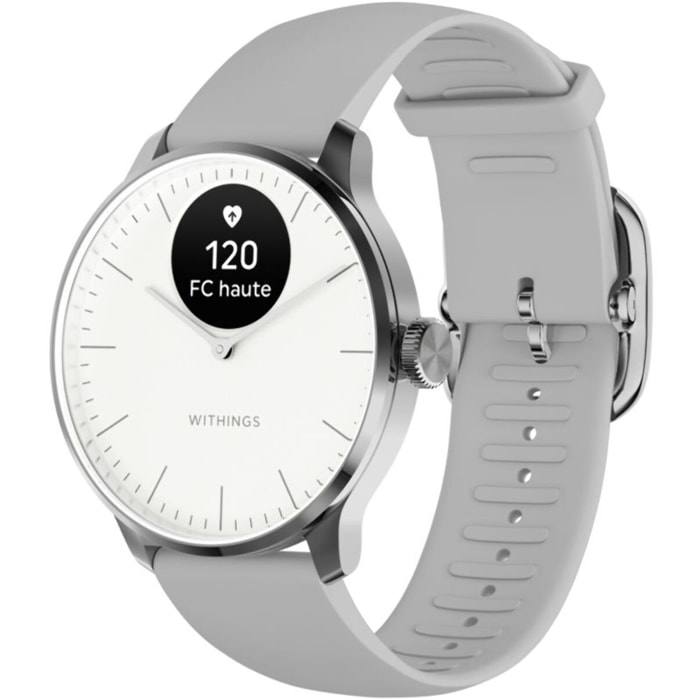 Montre santé WITHINGS Scanwatch Light Blanche