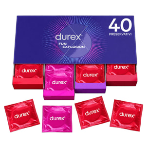 Durex Fun Explosion - Cofanetto Premium da 40 Profilattici