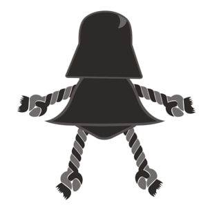 Juguete para perros cuerda diseño star wars darth vader