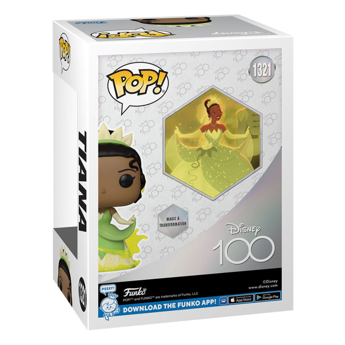 Disney's 100th Anniversary Pop! Disney Vinile Figura Tiana 9 Cm Funko