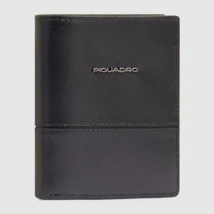 Piquadro Porta carte di credito in pelle schermato con protezione RFID