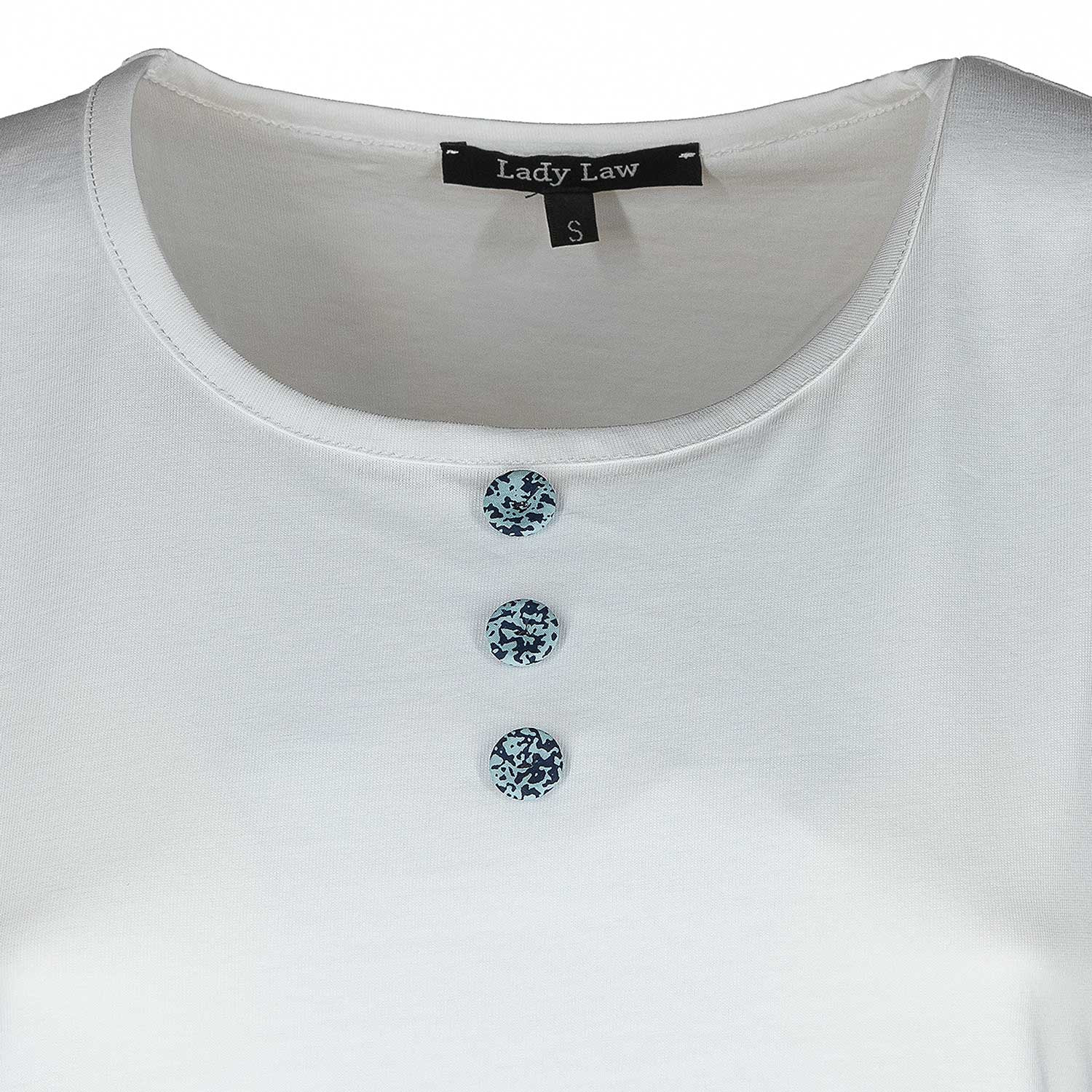 Pigiama leggero LADYLAW stampa blu e turchese