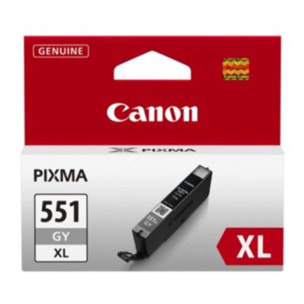 Cartouche d'encre CANON Originale CLI-551 XL Grise Haute Capacité - 6449B001