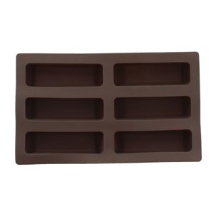Moule à 6 financier en silicone