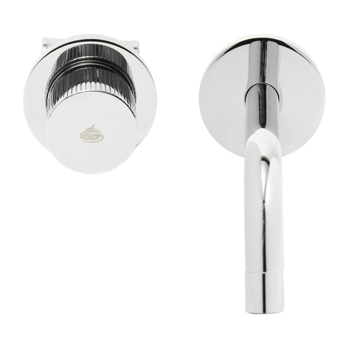 Mitigeur d'évier chromé SAT Evolution avec corps encastré  (SATBSEVO101)