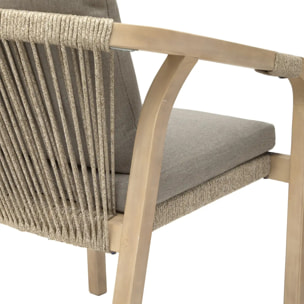 Fauteuil de jardin "Papouasie" en acacia