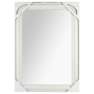 Miroir "Adèle" bois blanc 74x104cm