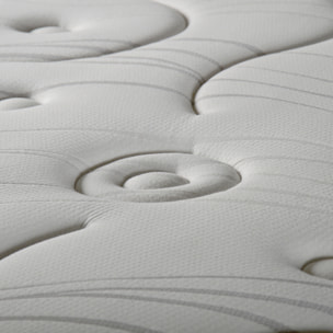Matelas Divin Hybride, 28 cm, Soutien Ferme, Ressorts Ensachés & Mémoire de Forme, Aération Optimale