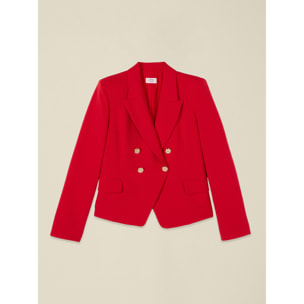 Oltre - Blazer cruzado - Rojo
