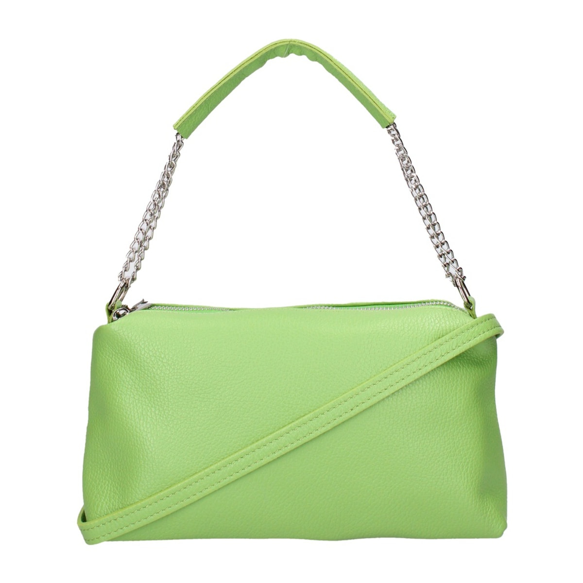 Borsa a spalla da donna - Modello False - Vera pelle - 26.0 x 14.0 x 9.0 cm