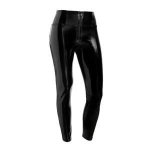 Pantaloni push up WR.UP® superskinny 7/8 vita alta in latex