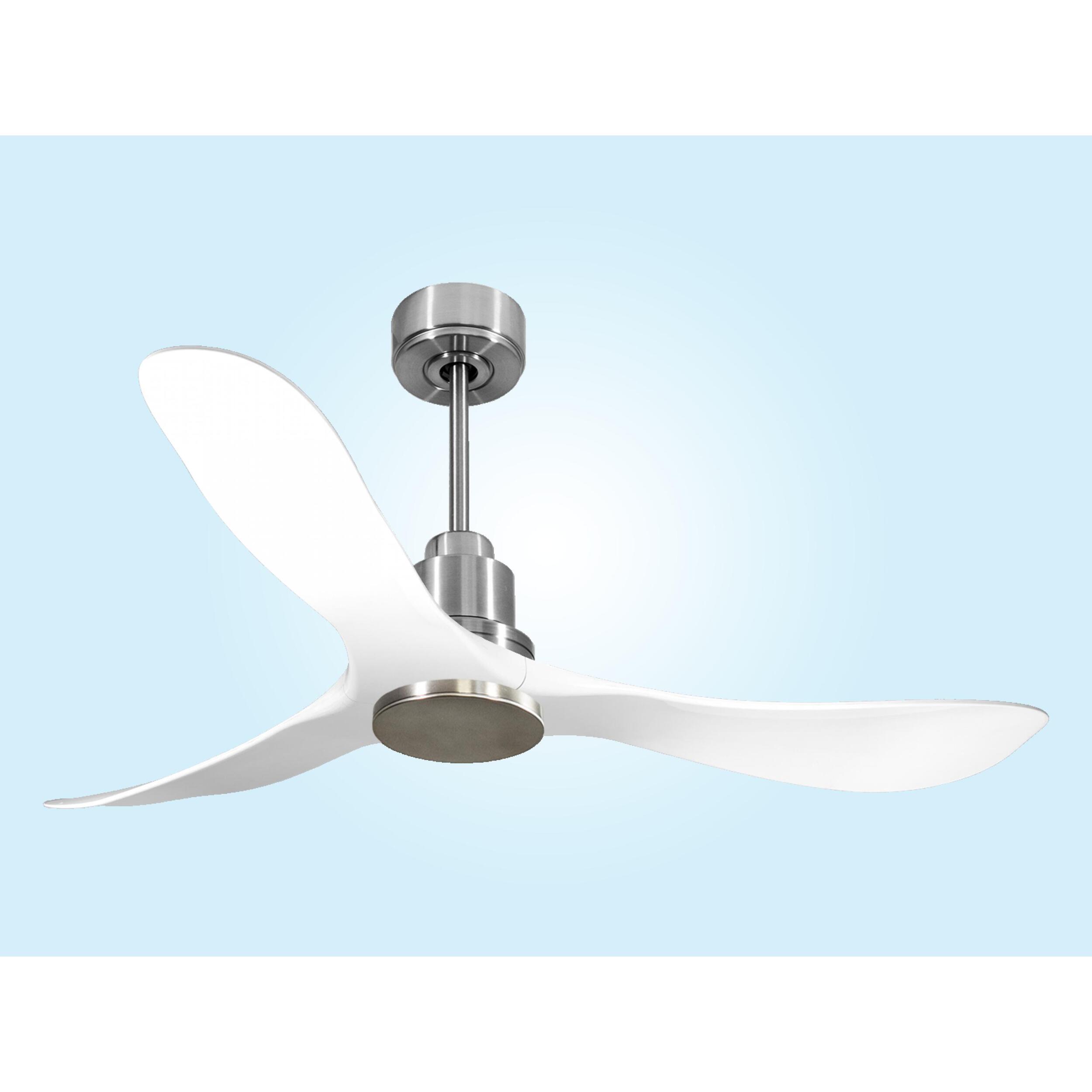 Ventilateur de plafond Réversible  Thermostat Wifi Moteur à courant continu Toits en pente Télécommande Hypersilence Mémoire Shopify Vendible (AUTOMATIQUE)