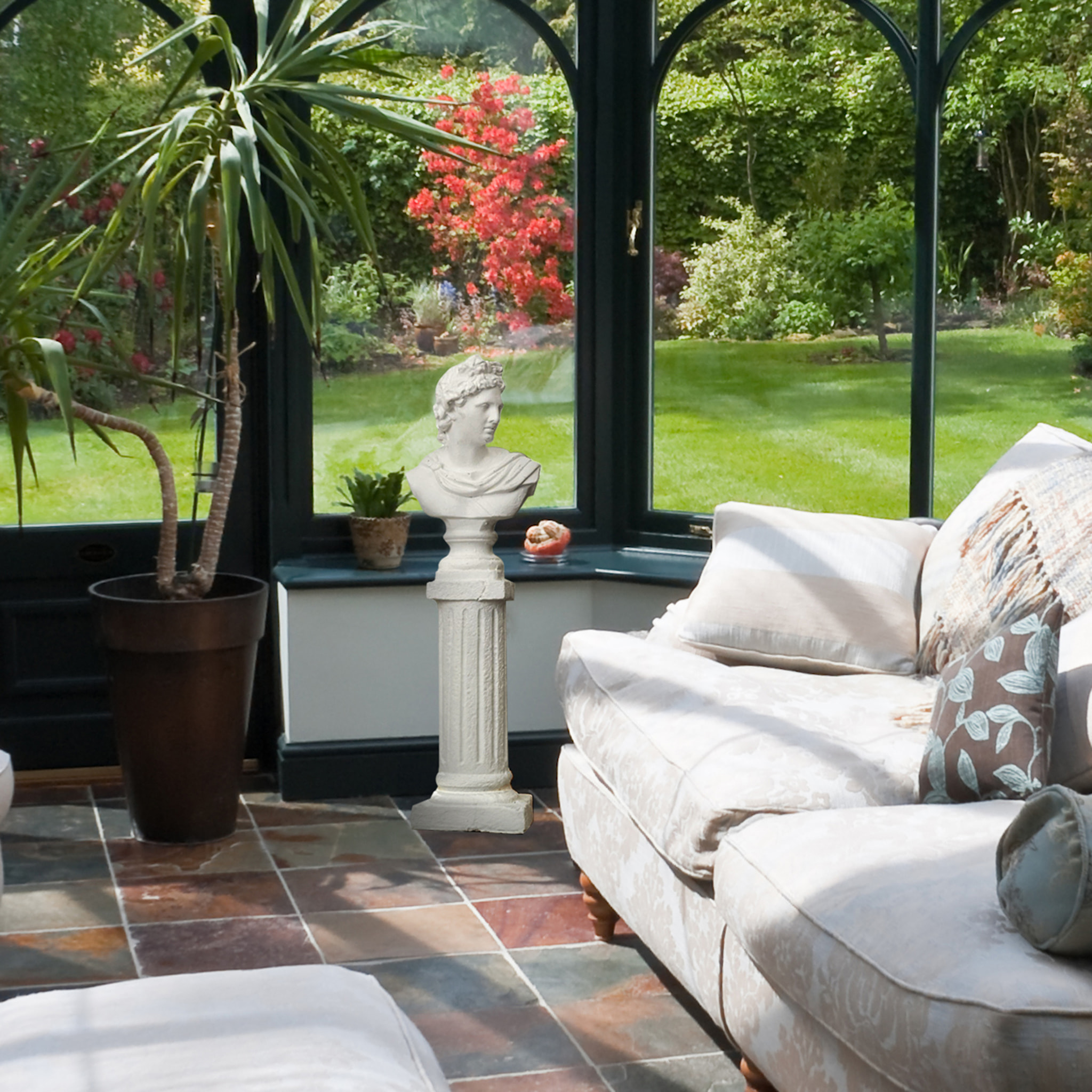 Statue Buste Magnesia-h63.5cm