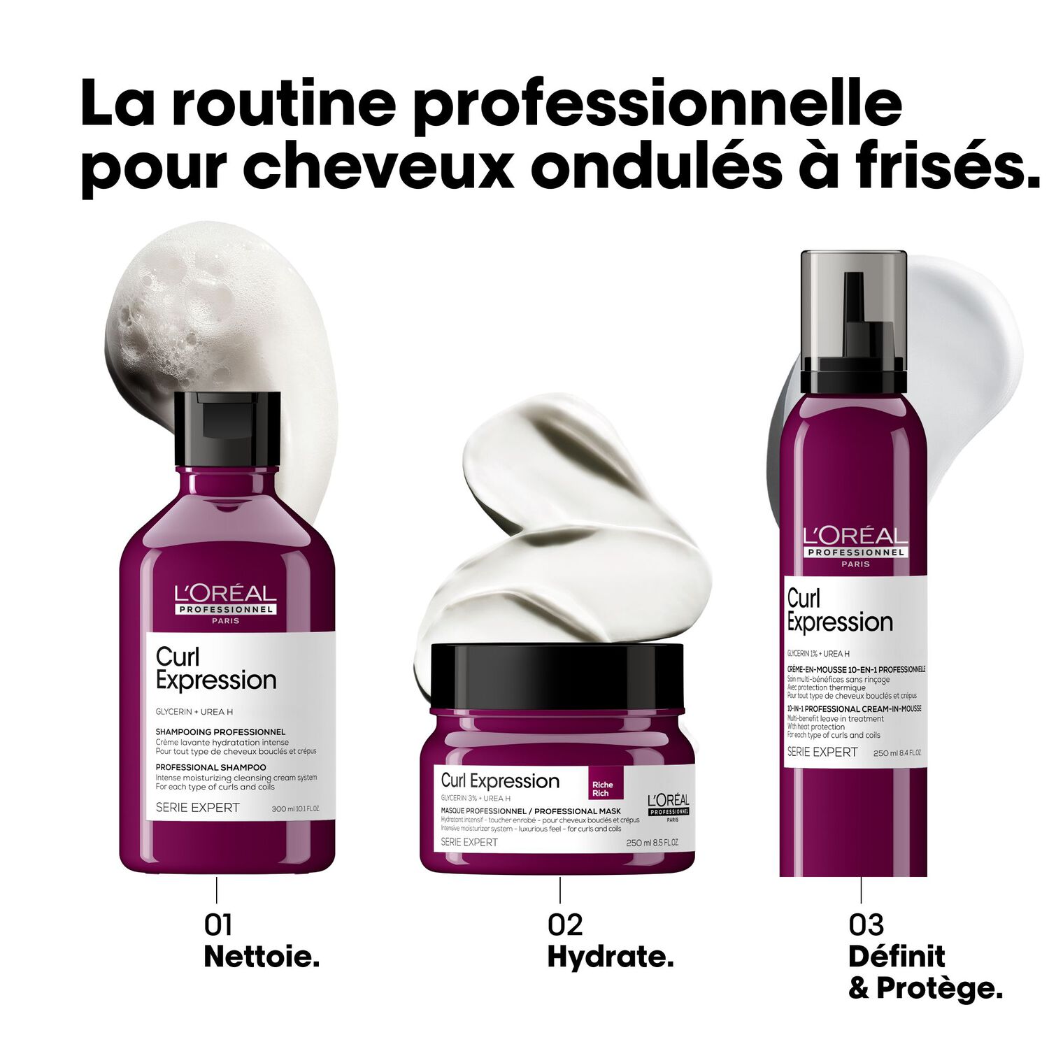 Serie Expert Curl Expression - Crème-en-Mousse 10-en-1 250 ml