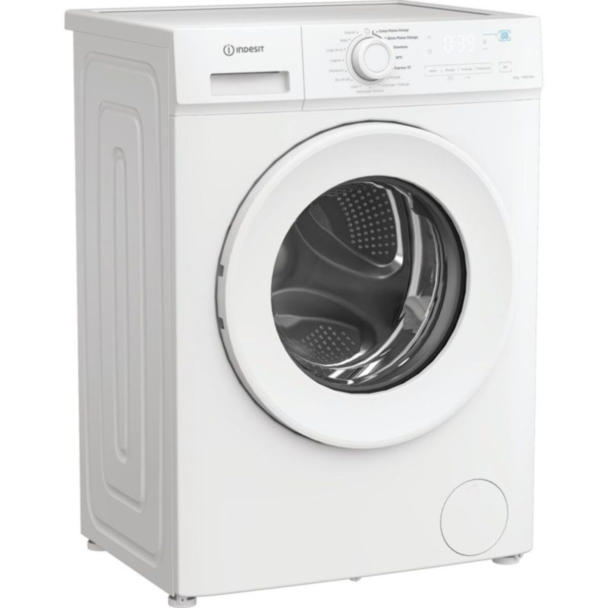 Lave linge hublot INDESIT IMA864MYTIMEFR - 8 kg - 1400 tr/min - Classe A - Moteur induction