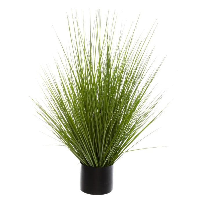 Herbe artificielle en pot - H74 cm