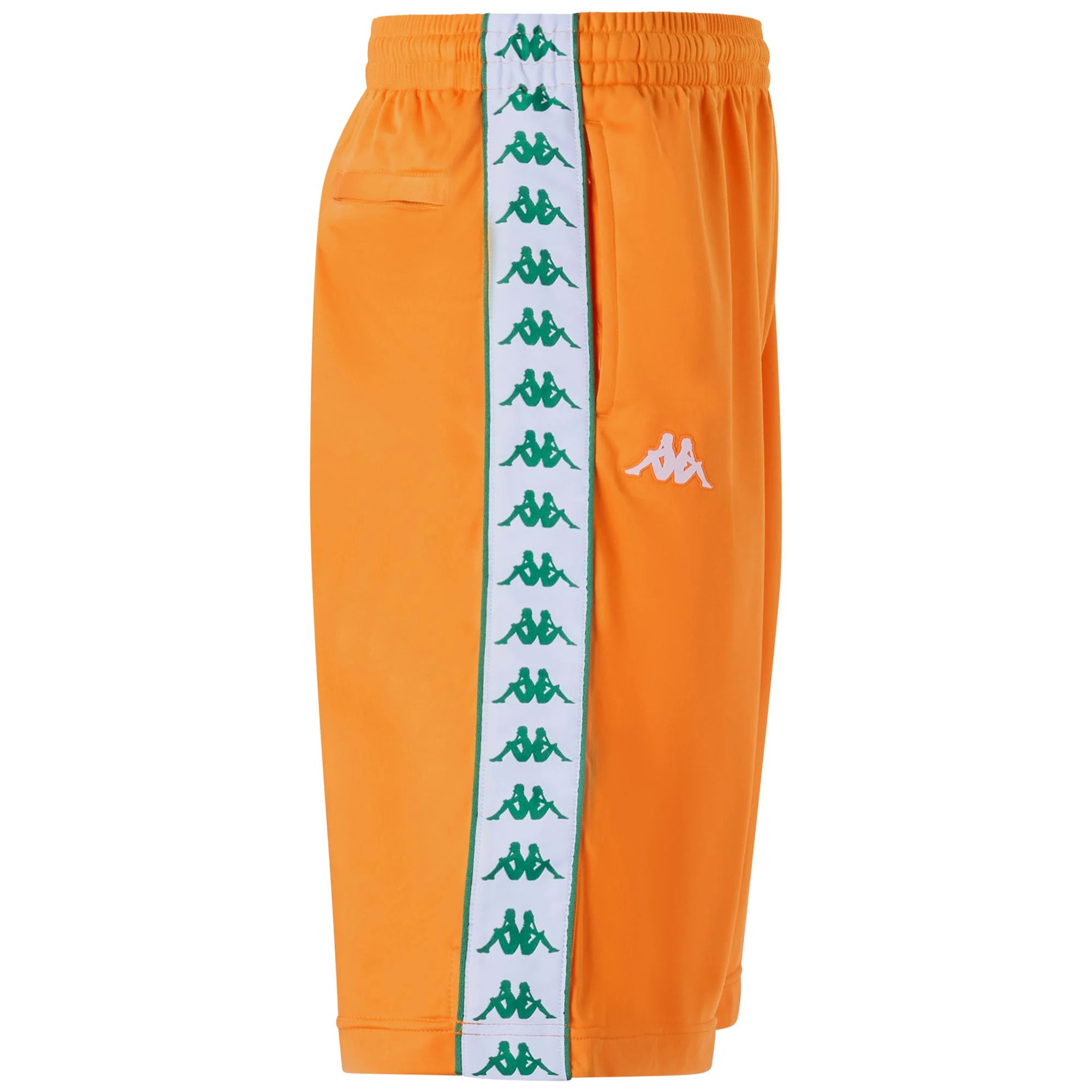Pantaloni Corti Kappa Uomo 222 Banda Treadwellz Arancione