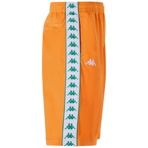 Pantaloni Corti Kappa Uomo 222 Banda Treadwellz Arancione