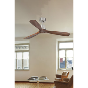 LANTAU L Ventilatore nichel opaco DC SMART