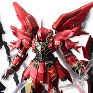 Gundam MSN-06s Figura Sinanju Fw Fusion Works 13cm Bandai