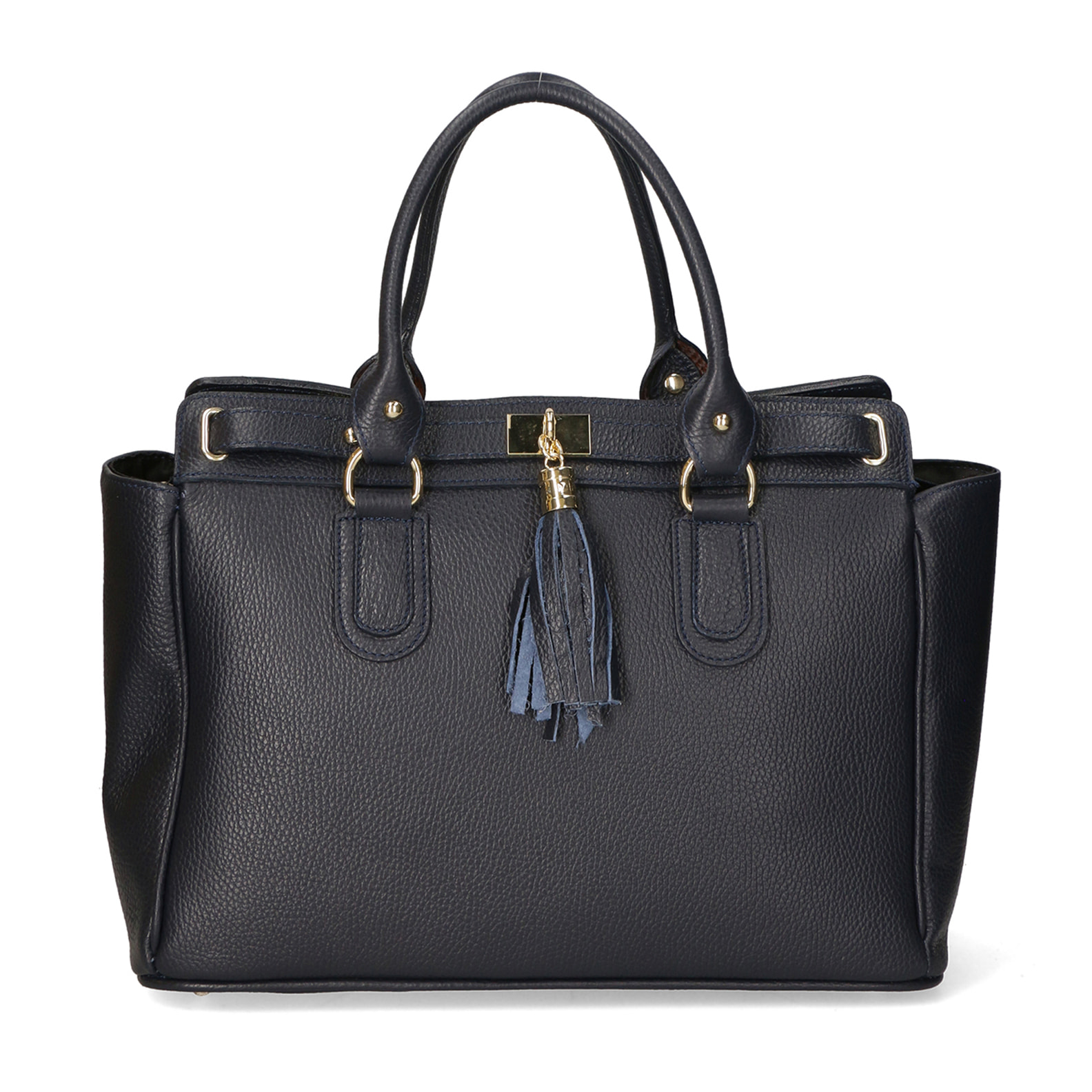 Borsa a mano da Donna Elena in Vera Pelle Made in Italy 28x37x18 cm