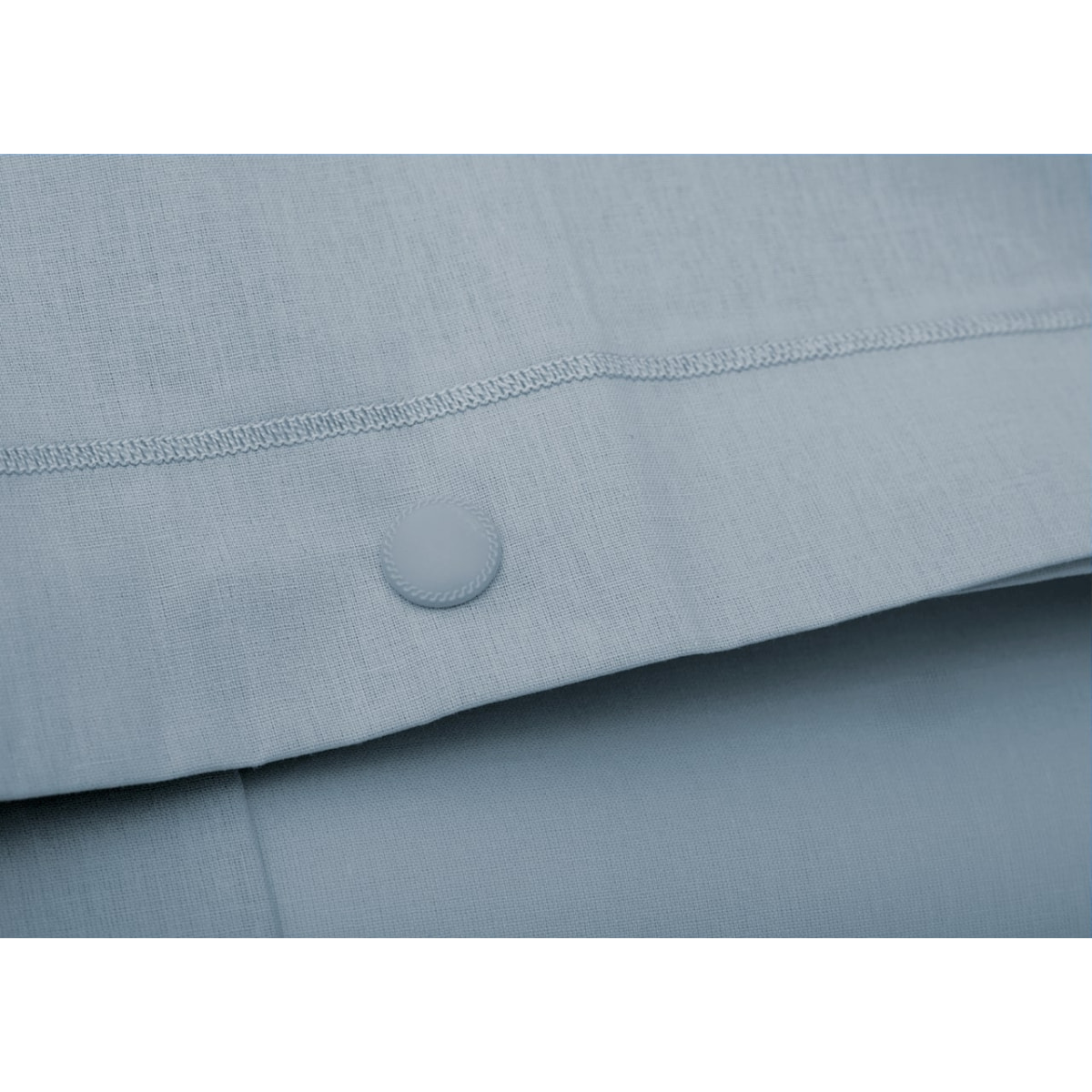 Completo Lenzuola 100% Cotone Tinta Unita Azzurro