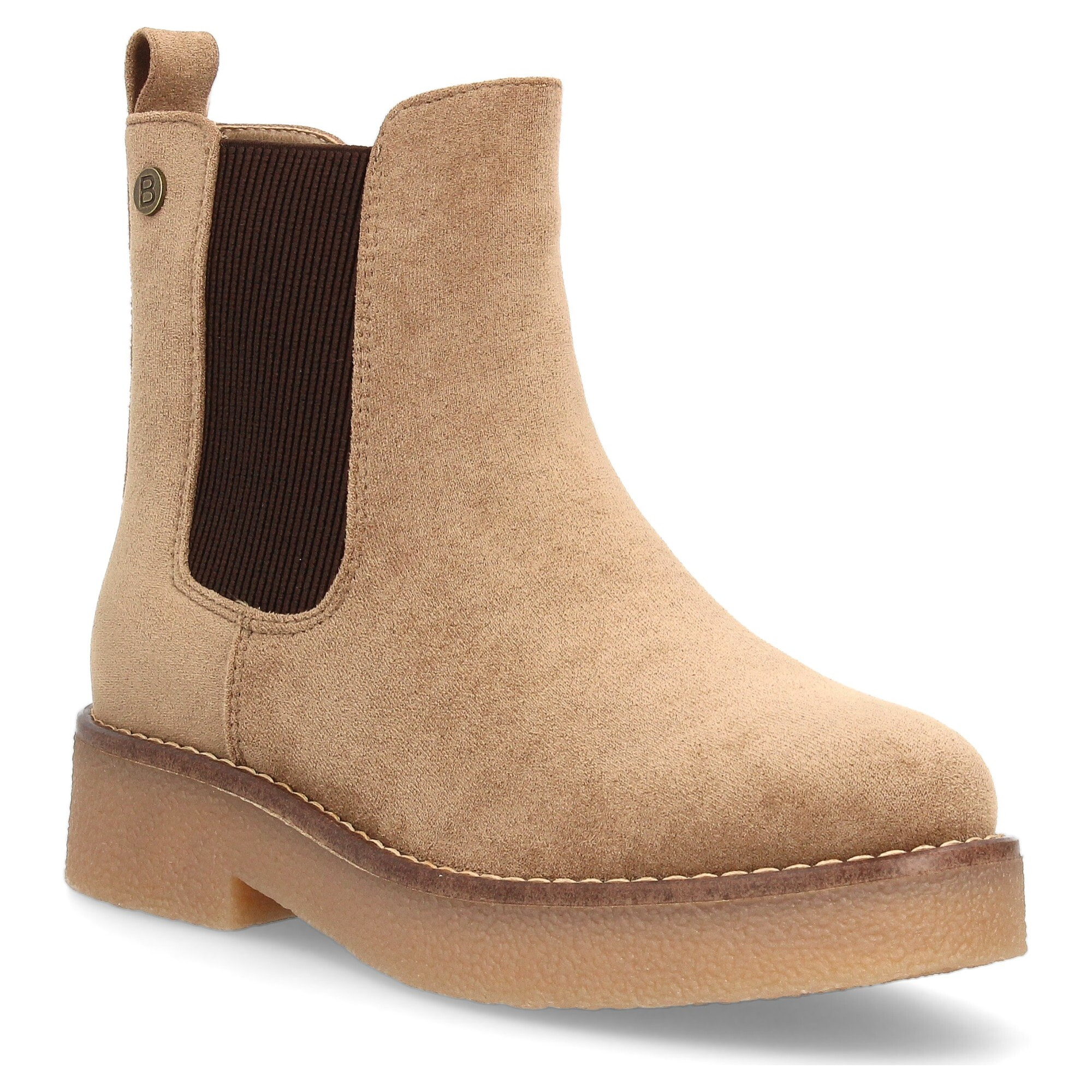 Bota chelsea clásica con cremallera