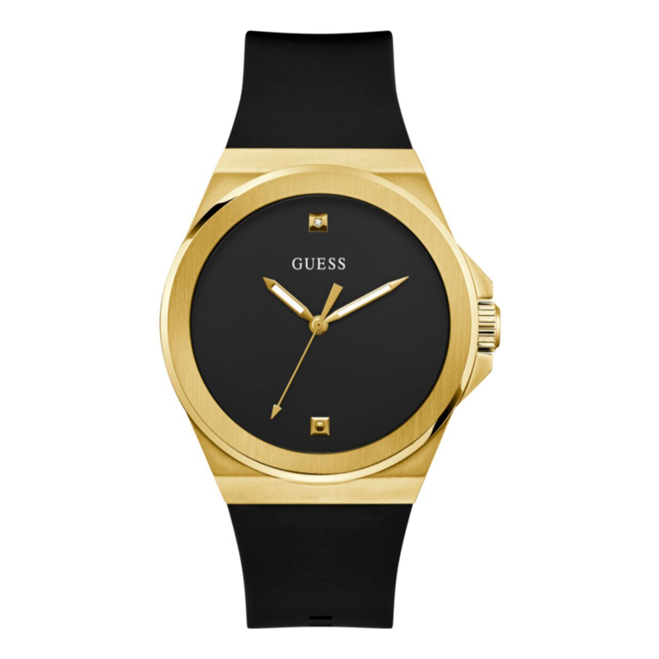 Reloj Guess GW0790G1 Hombre Analogico Cuarzo con Correa de Silicona